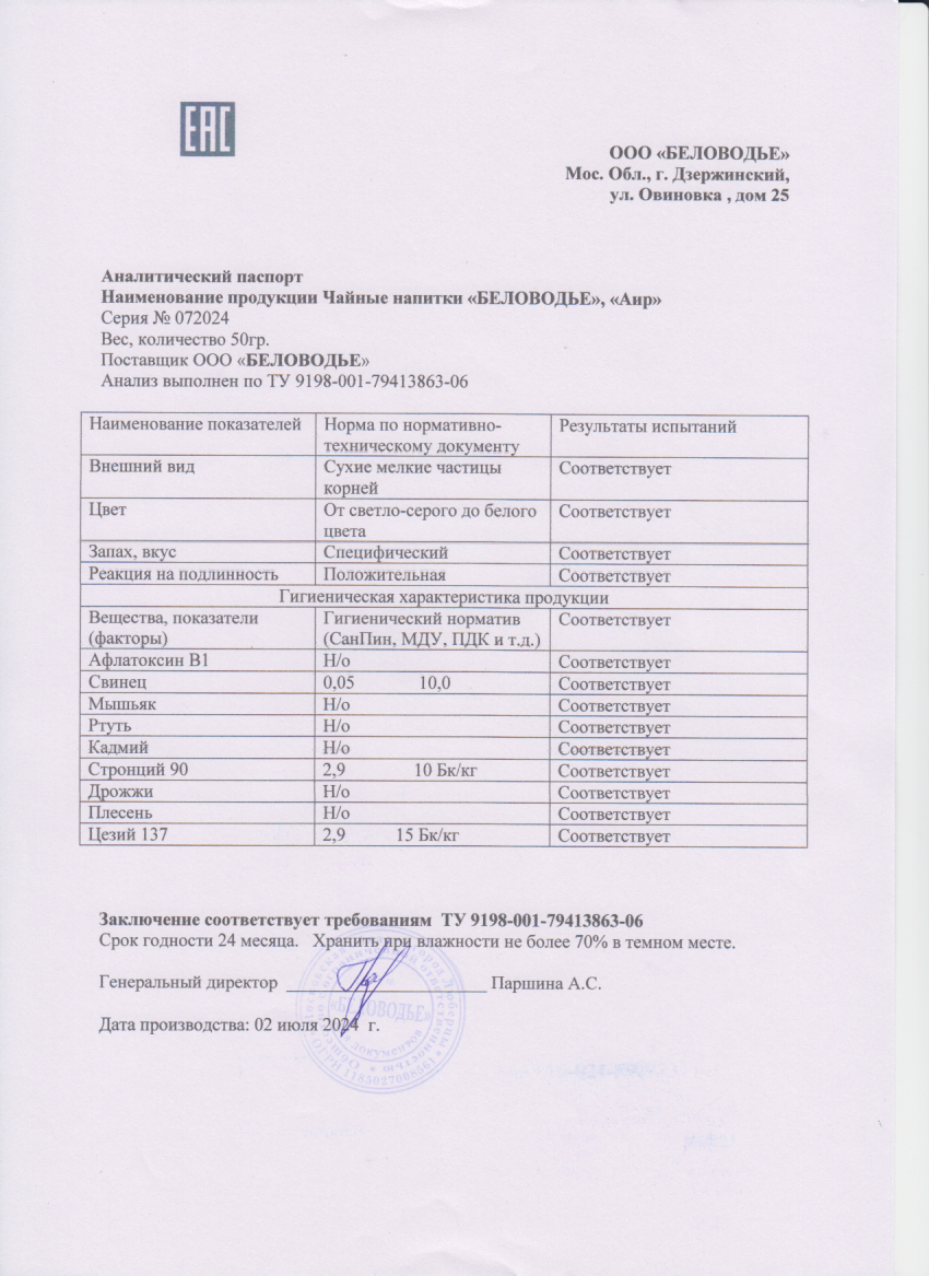 Паспорт №072024